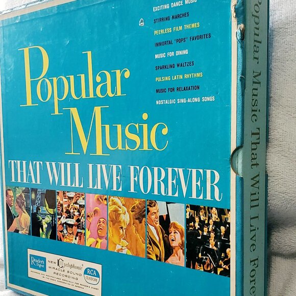 READER'S DIGEST "Popular Music That Will Live Forever" TEN 12" Vinyl LP- Box Set - Picture 3 of 14